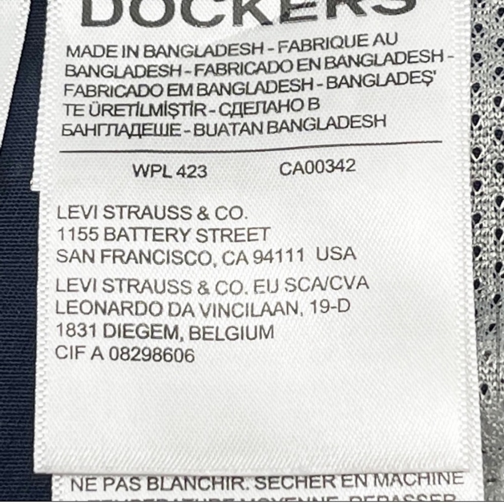 DOCKERS Men’s Blue Big & Tall ULTIMATE SHORT Supreme Flex Security Pocket 50 - Picture 5 of 7